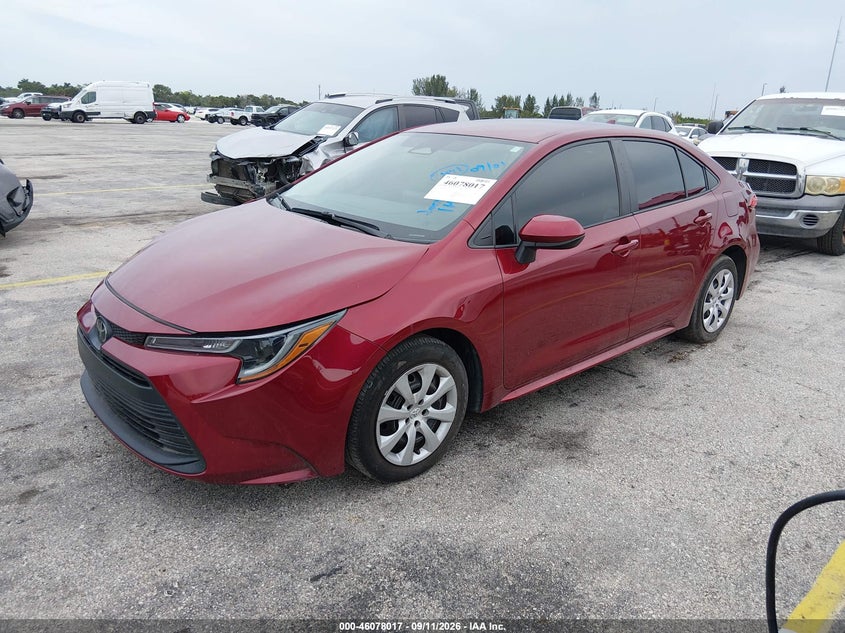 Vin: 5yfb4mde7rp114607, lot: 46577564, toyota corolla le 20242