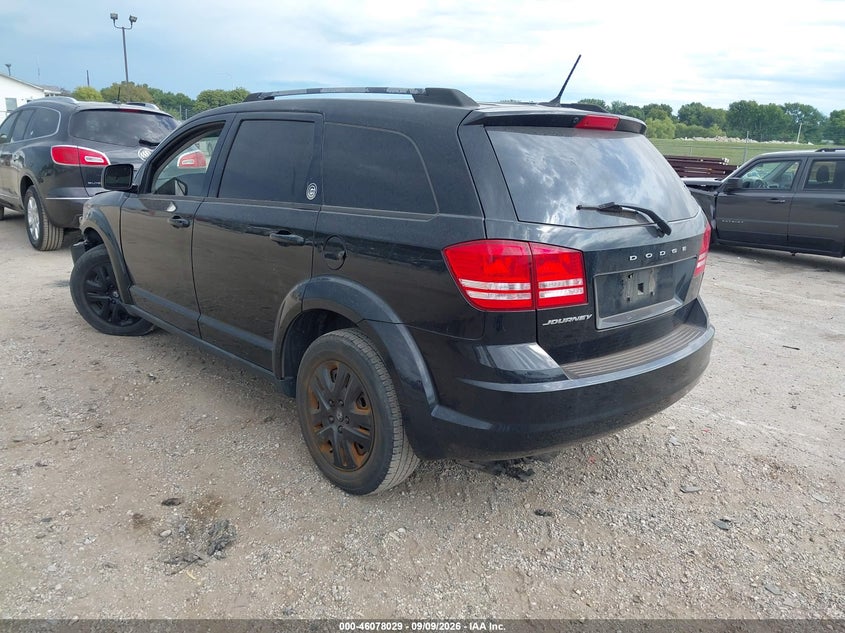 Vin: 3c4pdcab5ht601813, lot: 46577575, dodge journey se 20173