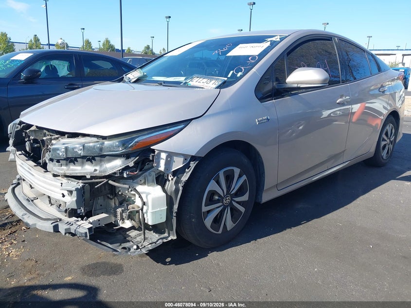 Vin: jtdkarfp4k3109044, lot: 46577641, toyota prius prime premium 20192