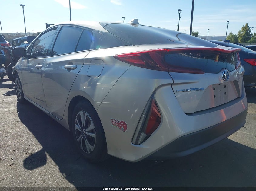 Vin: jtdkarfp4k3109044, lot: 46577641, toyota prius prime premium 20193