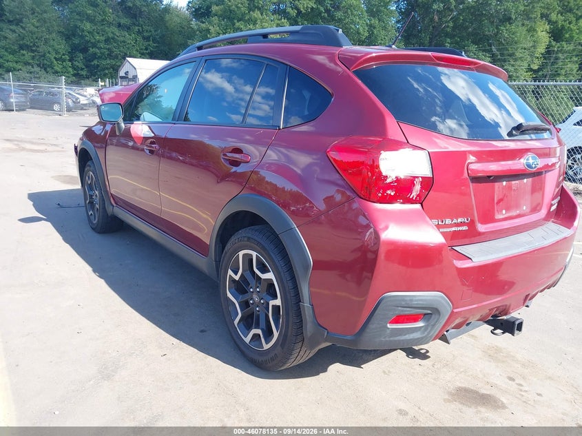 Vin: jf2gpabc2h8218690, lot: 46577681, subaru crosstrek 2.0i premium 20173