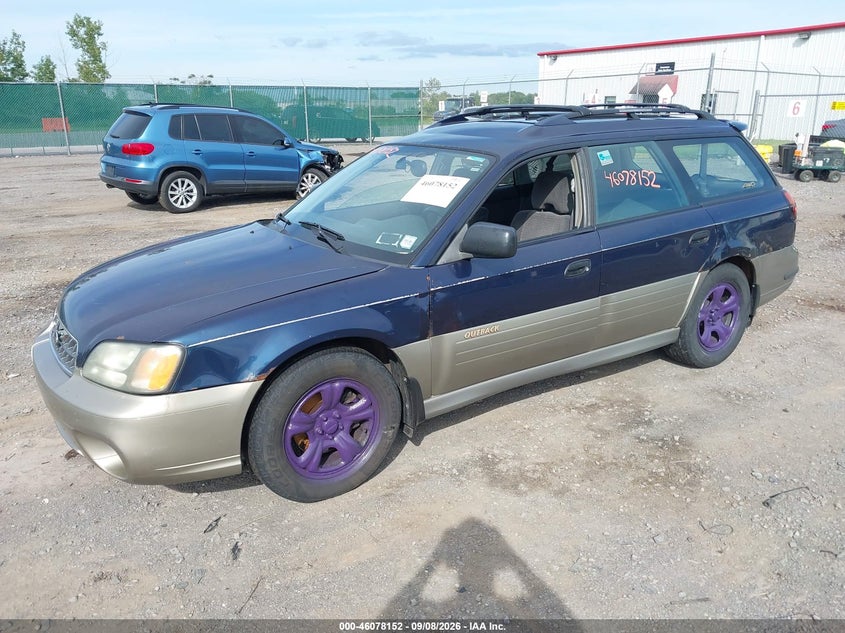 SUBARU OUTBACK 2003 VIN 4S3BH675537603706