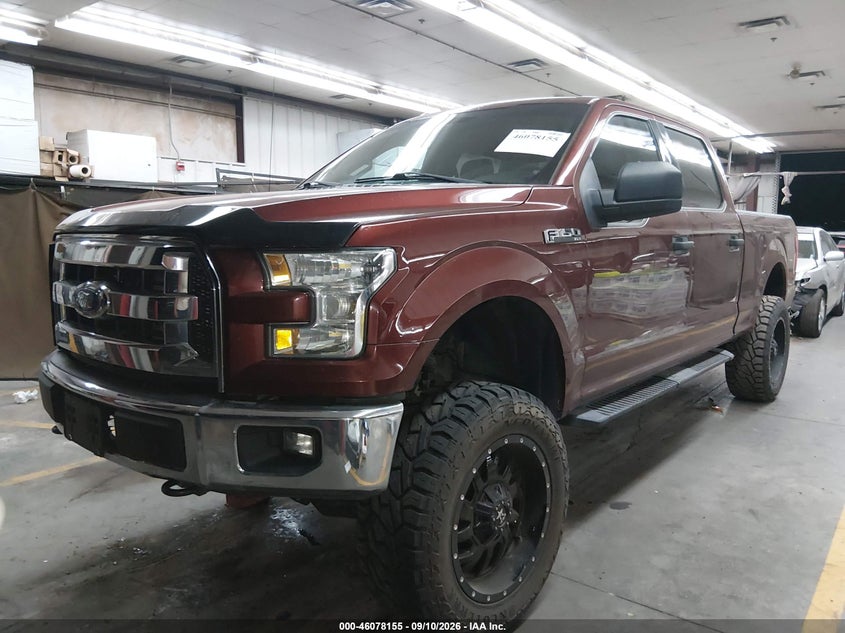 Vin: 1ftfw1ef8gke36296, lot: 46577702, ford f-150 xlt 20162