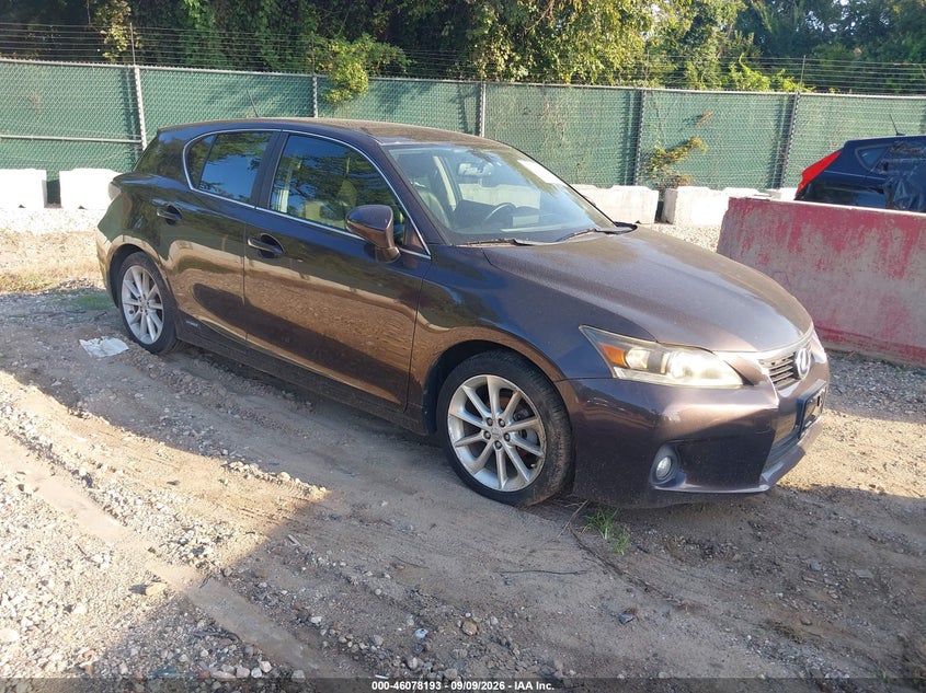 2012 LEXUS CT 200H auction photo 1