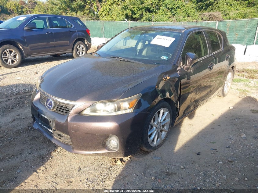 2012 LEXUS CT 200H auction photo 2