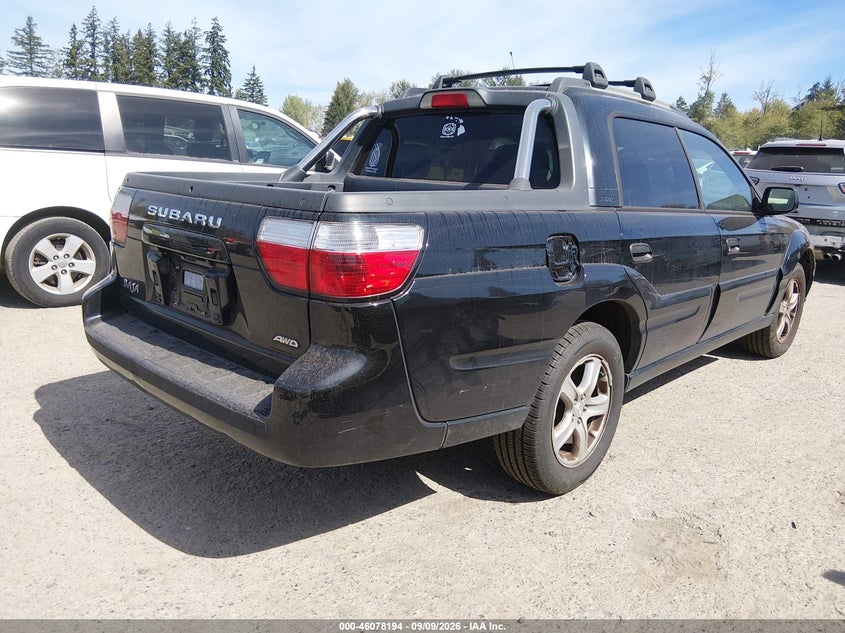2006 SUBARU BAJA auction photo 4