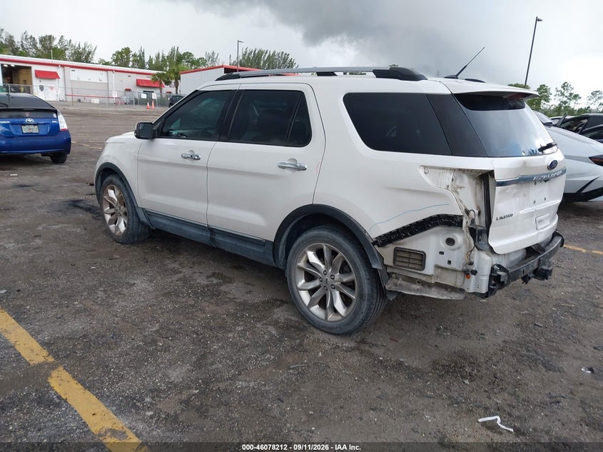 Vin: 1fm5k7f83ega72777, lot: 46577759, ford explorer limited 20143