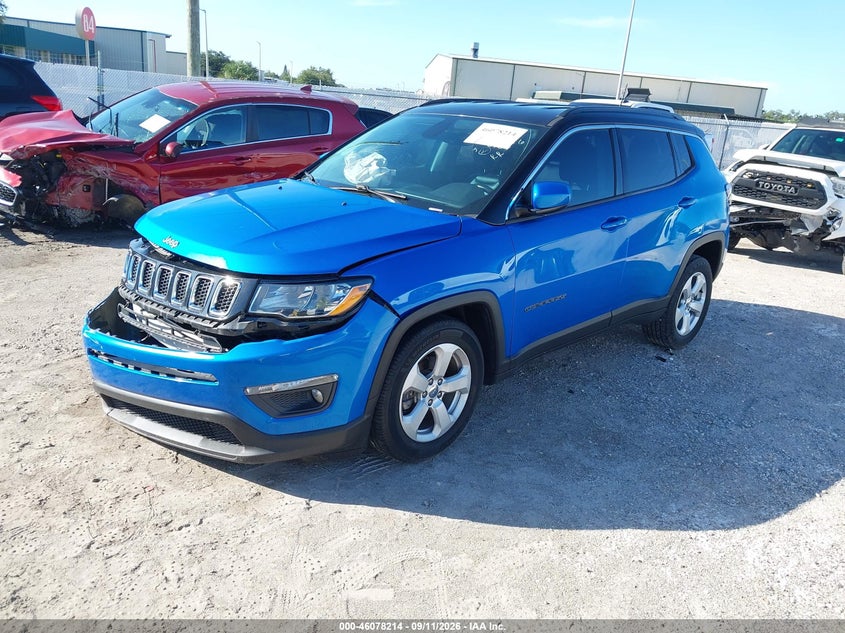 Vin: 3c4njdbb5jt202569, lot: 46577761, jeep compass latitude 4x4 20182