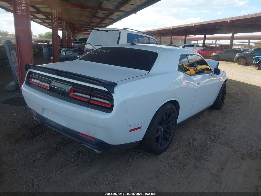 Vin: 2c3cdzfj9kh587467, lot: 46577764, dodge challenger r/t scat pack 20194