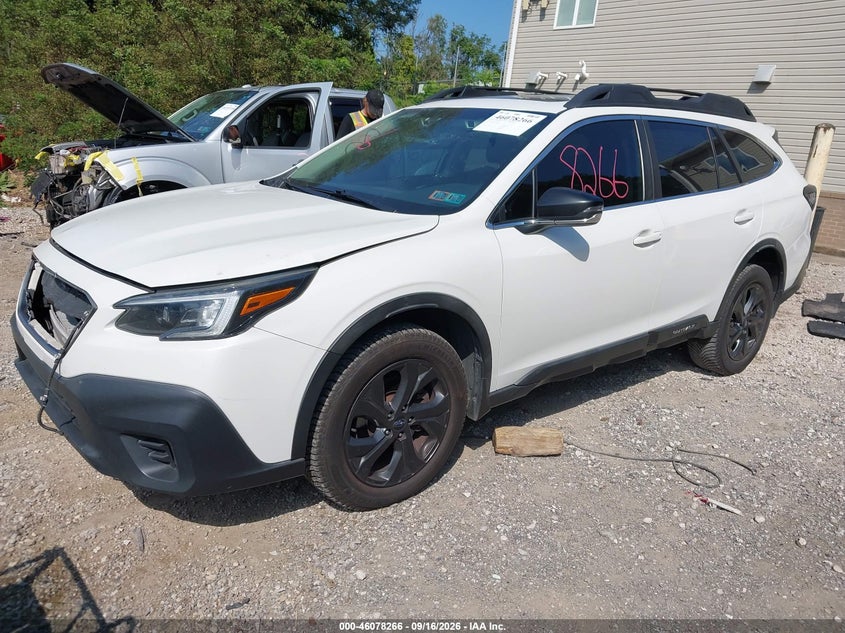 Vin: 4s4btgkd7l3117338, lot: 46577813, subaru outback onyx edition xt 20202