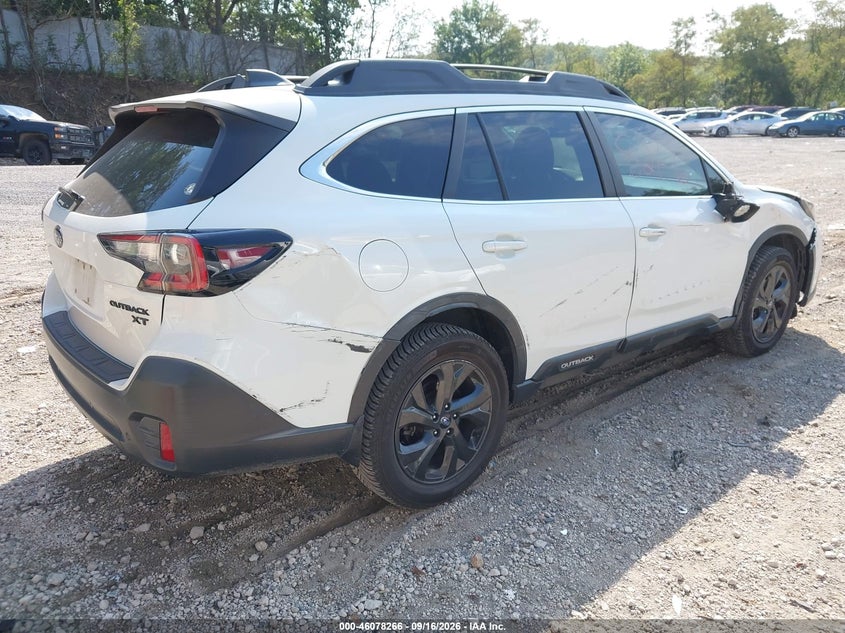 Vin: 4s4btgkd7l3117338, lot: 46577813, subaru outback onyx edition xt 20204