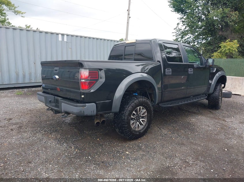Vin: 1ftfw1r6xcfc51860, lot: 46577816, ford f-150 svt raptor 20124