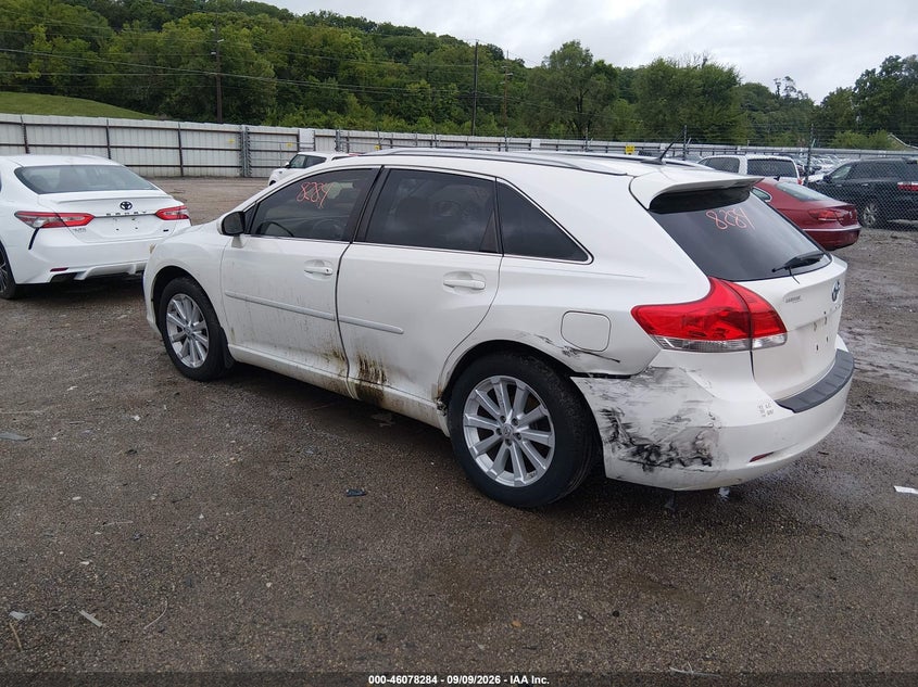 Vin: 4t3za3bb7au025513, lot: 46577831, toyota venza 20103