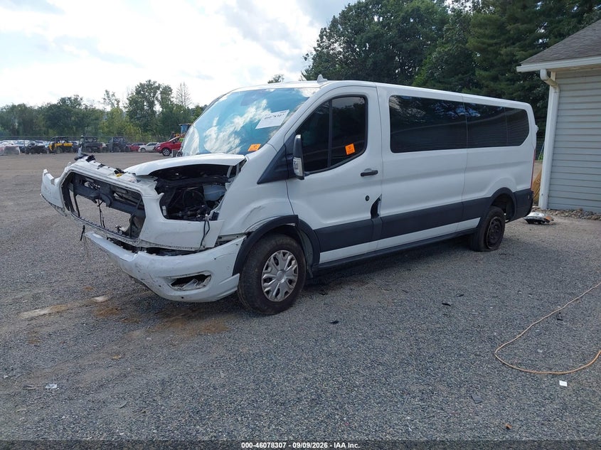 Vin: 1fbax2y89lka42136, lot: 46577854, ford transit-350 passenger van xlt 20202