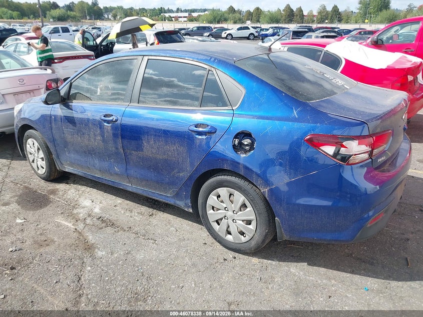 Vin: 3kpa24ab3je145032, lot: 46577885, kia rio s 20183