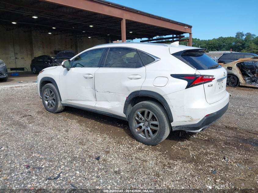 Vin: jtjbarbz7g2057474, lot: 46577896, lexus nx 200t 20163