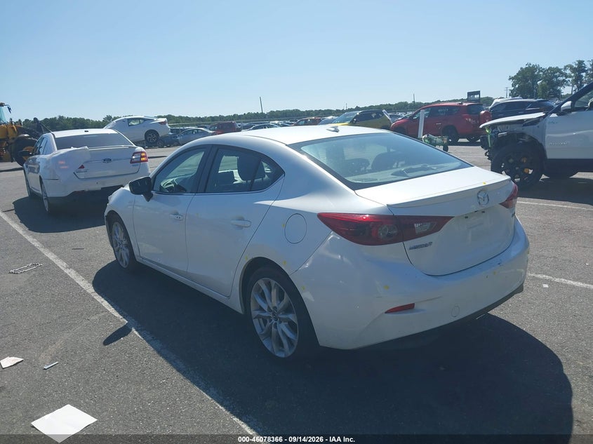 Vin: jm1bm1w34e1145788, lot: 46577913, mazda mazda3 s grand touring 20143