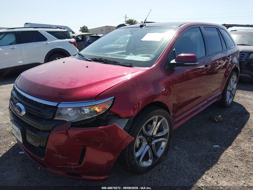Vin: 2fmdk4ak0ebb12463, lot: 46577919, ford edge sport 20142