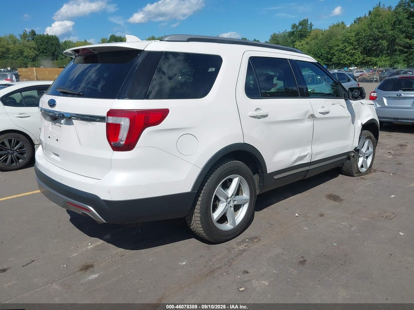 Vin: 1fm5k8dh1hgc16422, lot: 46577935, ford explorer xlt 20174