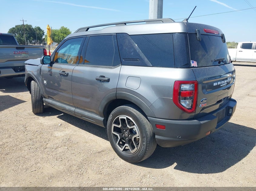 Vin: 3fmcr9b68mra52888, lot: 46577937, ford bronco sport big bend 20213