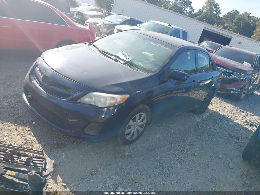 Vin: 2t1bu4ee4dc103832, lot: 46577975, toyota corolla l 20132