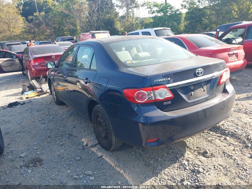 Vin: 2t1bu4ee4dc103832, lot: 46577975, toyota corolla l 20133