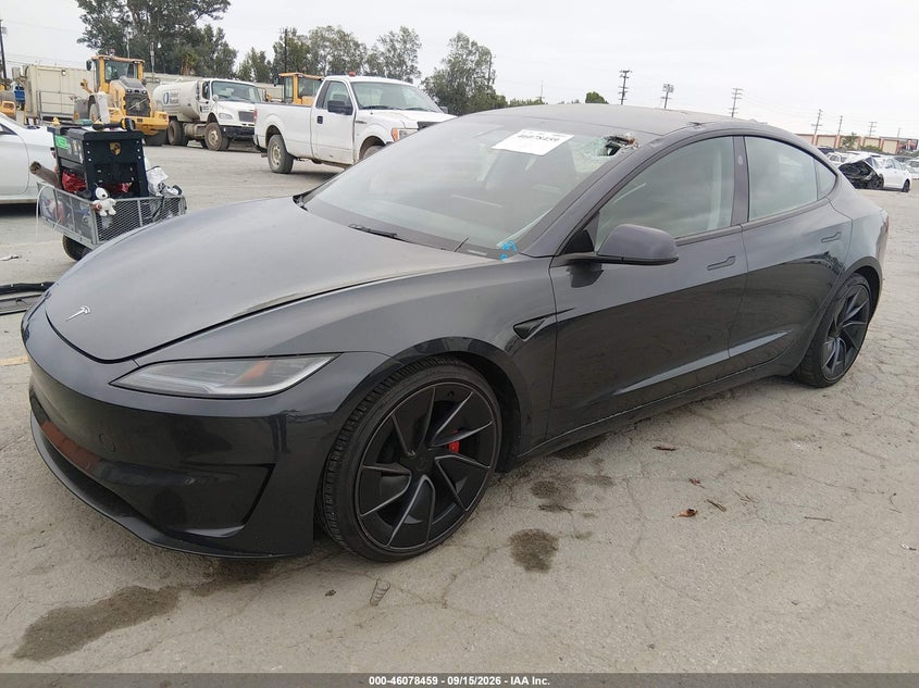 Vin: 5yj3e1et9rf888883, lot: 46578006, tesla model 3 performance all-wheel drive 20242