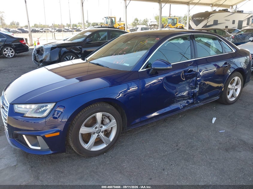 Vin: waudnaf40ka013439, lot: 46578013, audi a4 45 premium 20192