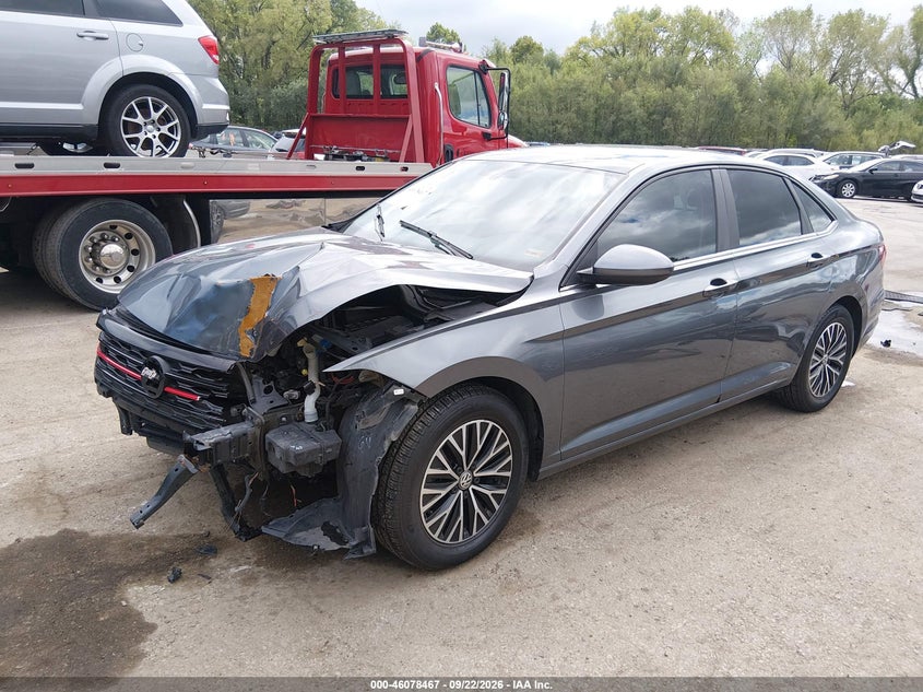 Vin: 3vwcb7bu0km193652, lot: 46578014, volkswagen jetta 1.4t r-line/1.4t s/1.4t se 20192