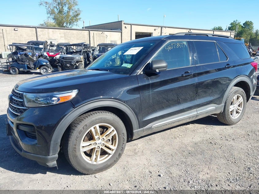 Vin: 1fmsk8dh2lgc95823, lot: 46578024, ford explorer xlt 20202