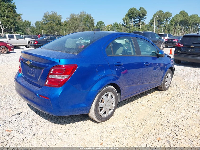 Vin: 1g1jb5sh1h4134673, lot: 46578028, chevrolet sonic ls auto 20174