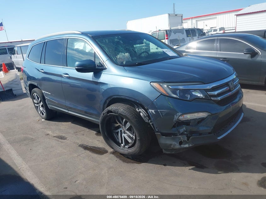 Vin: 5fnyf6h07hb066910, lot: 46578036, honda pilot elite 2017 img_1