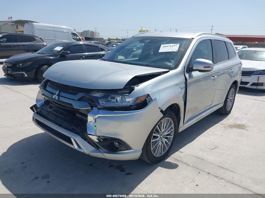 Vin: ja4j2va75nz065107, lot: 46578046, mitsubishi outlander phev gt s-awc/le s-awc/sel s-awc 20222