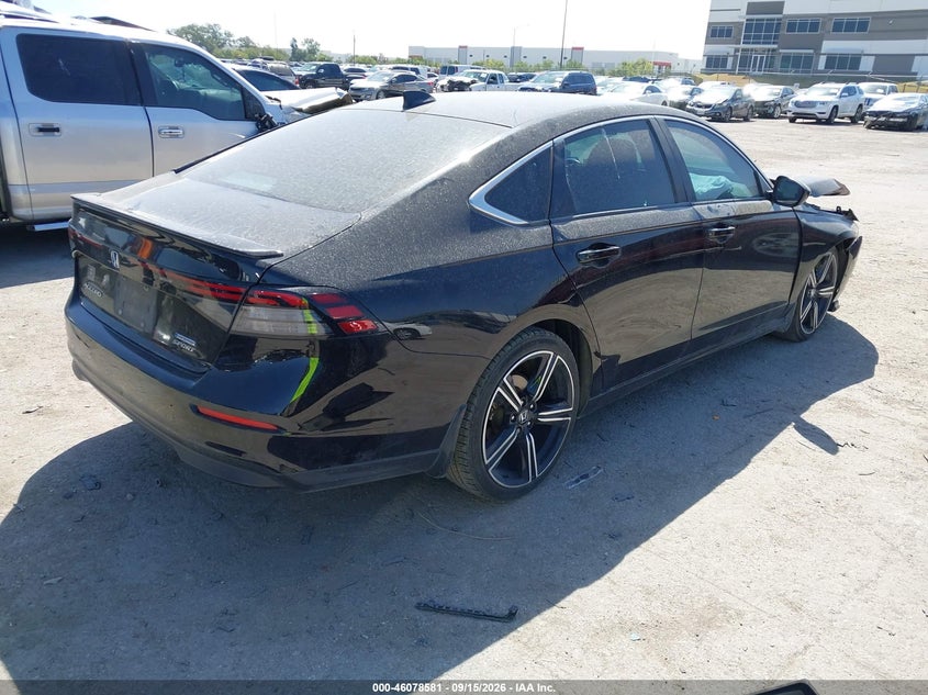 Vin: 1hgcy2f59pa009435, lot: 46578128, honda accord hybrid sport 20234