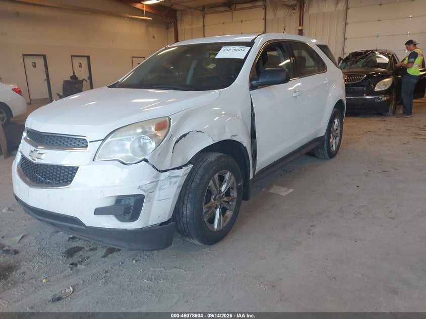 Vin: 1gnalaek3ez125984, lot: 46578151, chevrolet equinox ls 20142