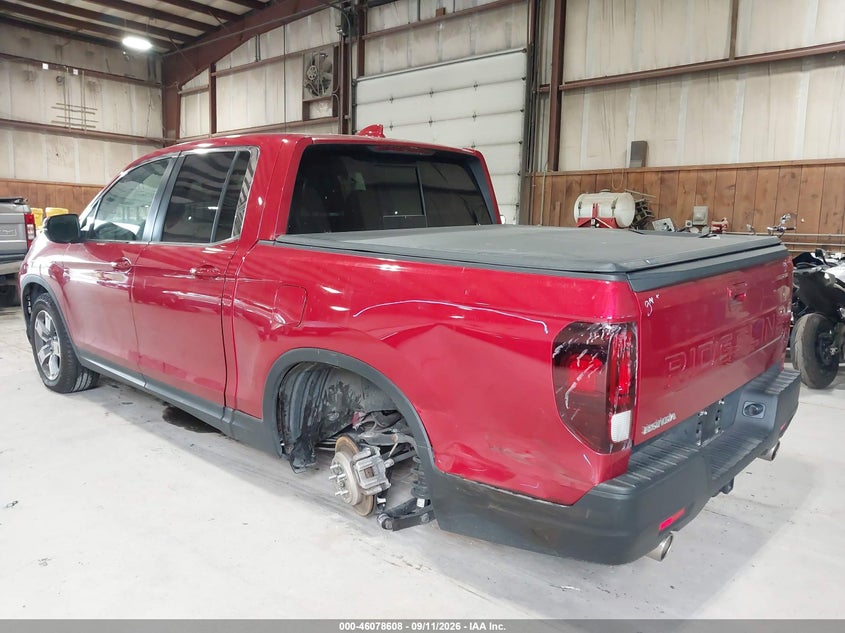 Vin: 5fpyk3f53sb018991, lot: 46578155, honda ridgeline rtl 20253