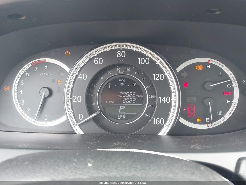 2014 HONDA ACCORD auction photo 7