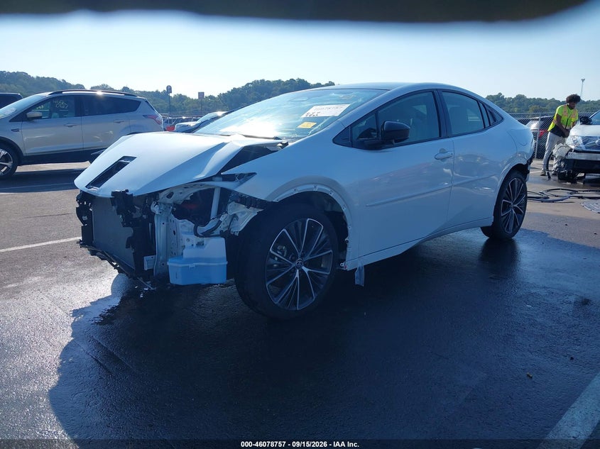 Vin: jtdacaau8t3075695, lot: 46578304, toyota prius xle 20262