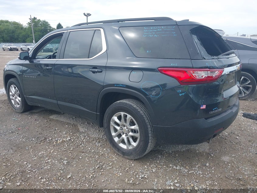 Vin: 1gnergkwxlj249904, lot: 46578311, chevrolet traverse fwd lt cloth 20203