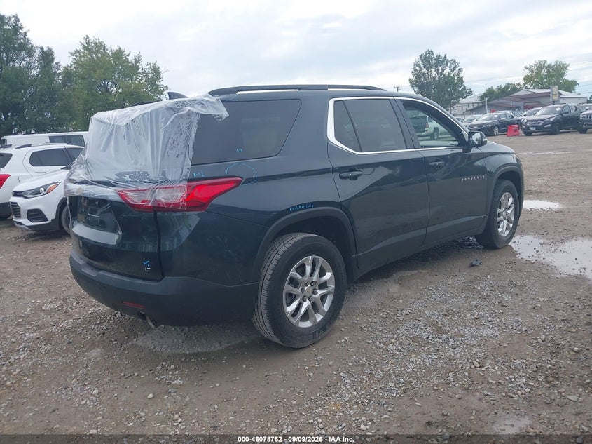 Vin: 1gnergkwxlj249904, lot: 46578311, chevrolet traverse fwd lt cloth 20204