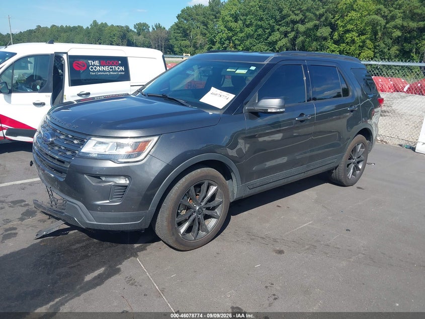Vin: 1fm5k8d8xjgc44726, lot: 46578321, ford explorer xlt 20182