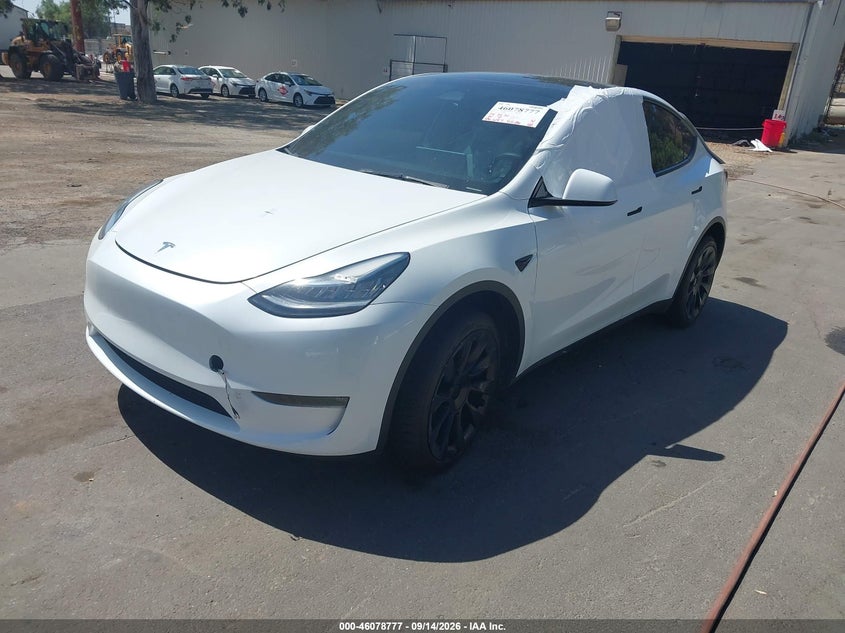 Vin: 7saygdee3pa083588, lot: 46578324, tesla model y awd/long range dual motor all-wheel drive 20232
