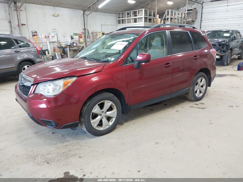 Vin: jf2sjajc6eh445714, lot: 46578442, subaru forester 2.5i limited 20142