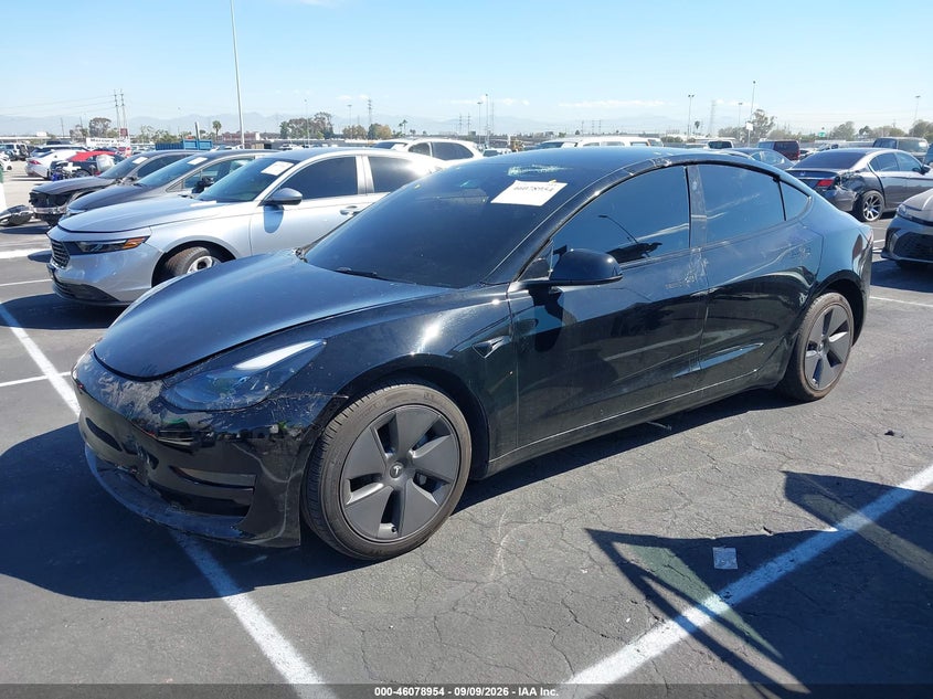 Vin: 5yj3e1ea3pf548303, lot: 46578501, tesla model 3 rear-wheel drive 20232