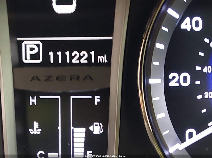 2013 HYUNDAI AZERA auction photo 7