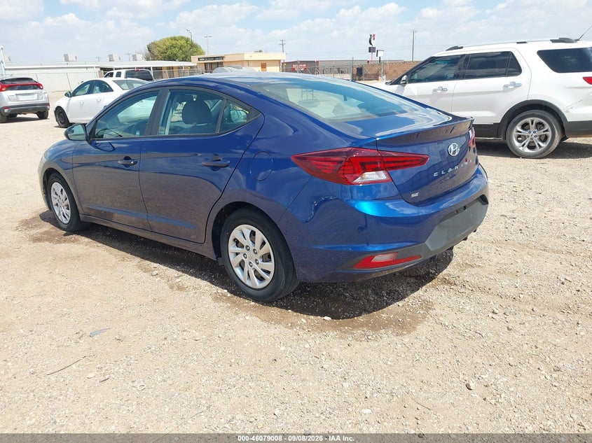 Vin: 5npd74lf2lh615905, lot: 46578555, hyundai elantra se 20203