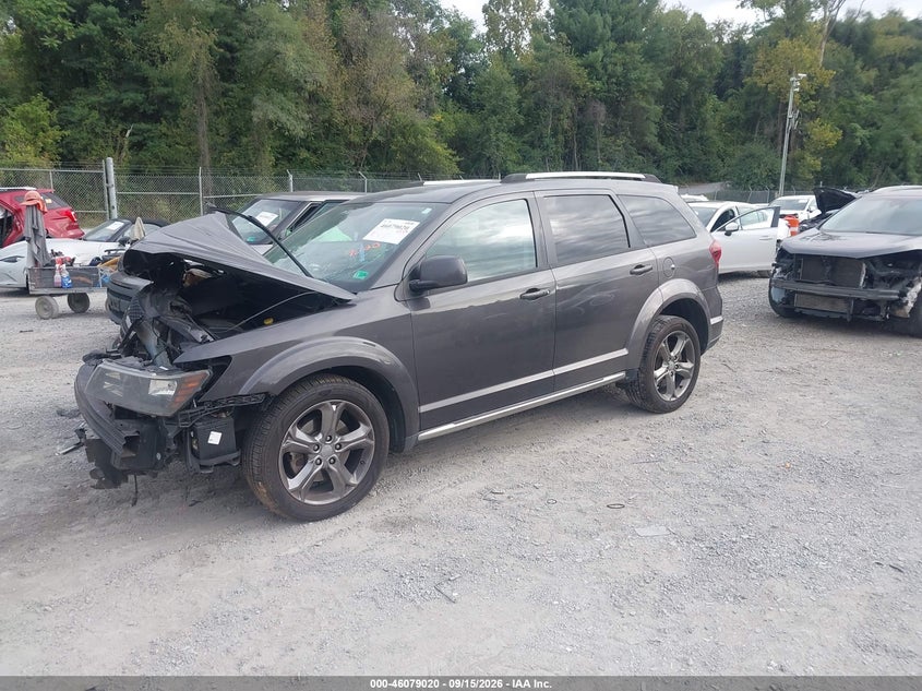 Vin: 3c4pddgg1ht555793, lot: 46578567, dodge journey crossroad plus awd 20172