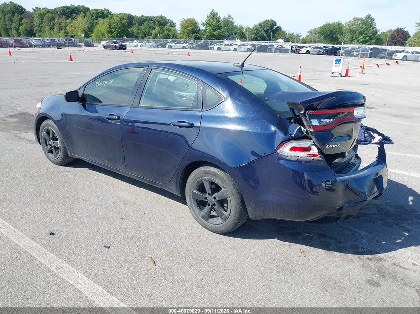 Vin: 1c3cdfbb0fd320184, lot: 46578576, dodge dart sxt 20153