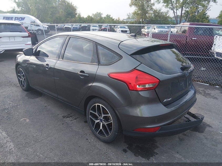 Vin: 1fadp3m22jl209983, lot: 46578585, ford focus sel 20183