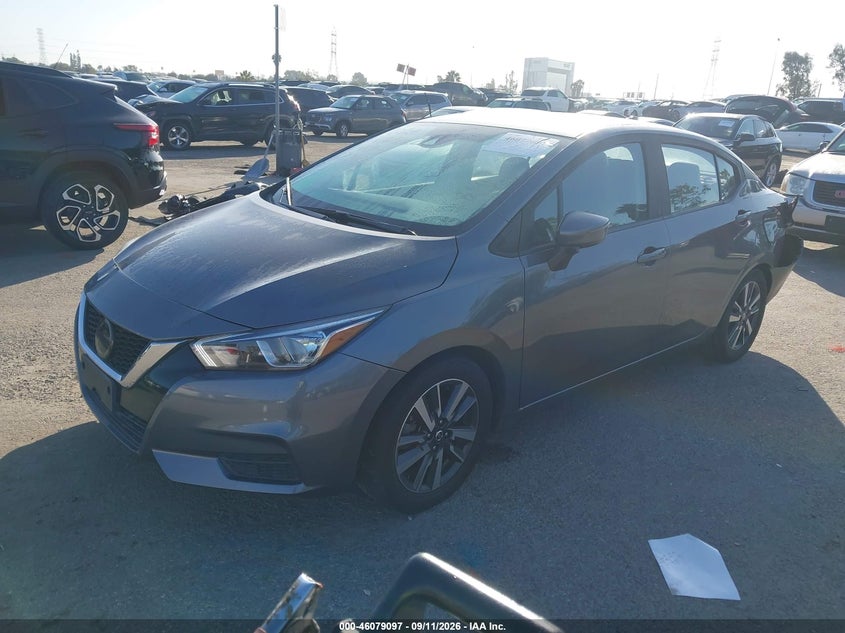 Vin: 3n1cn8ev6ml827031, lot: 46578644, nissan versa sv xtronic cvt 20212